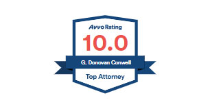 Avvo Rating | 10.0 | G. Donovan Conwell | Top Attorney